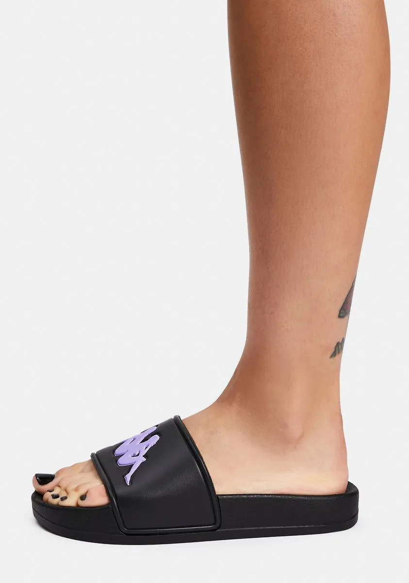 Black Lilac Authentic Adam 2 Slide Sandals