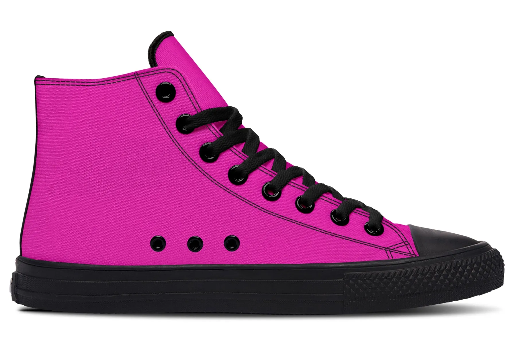 Blue And Pink Mismatch High Tops