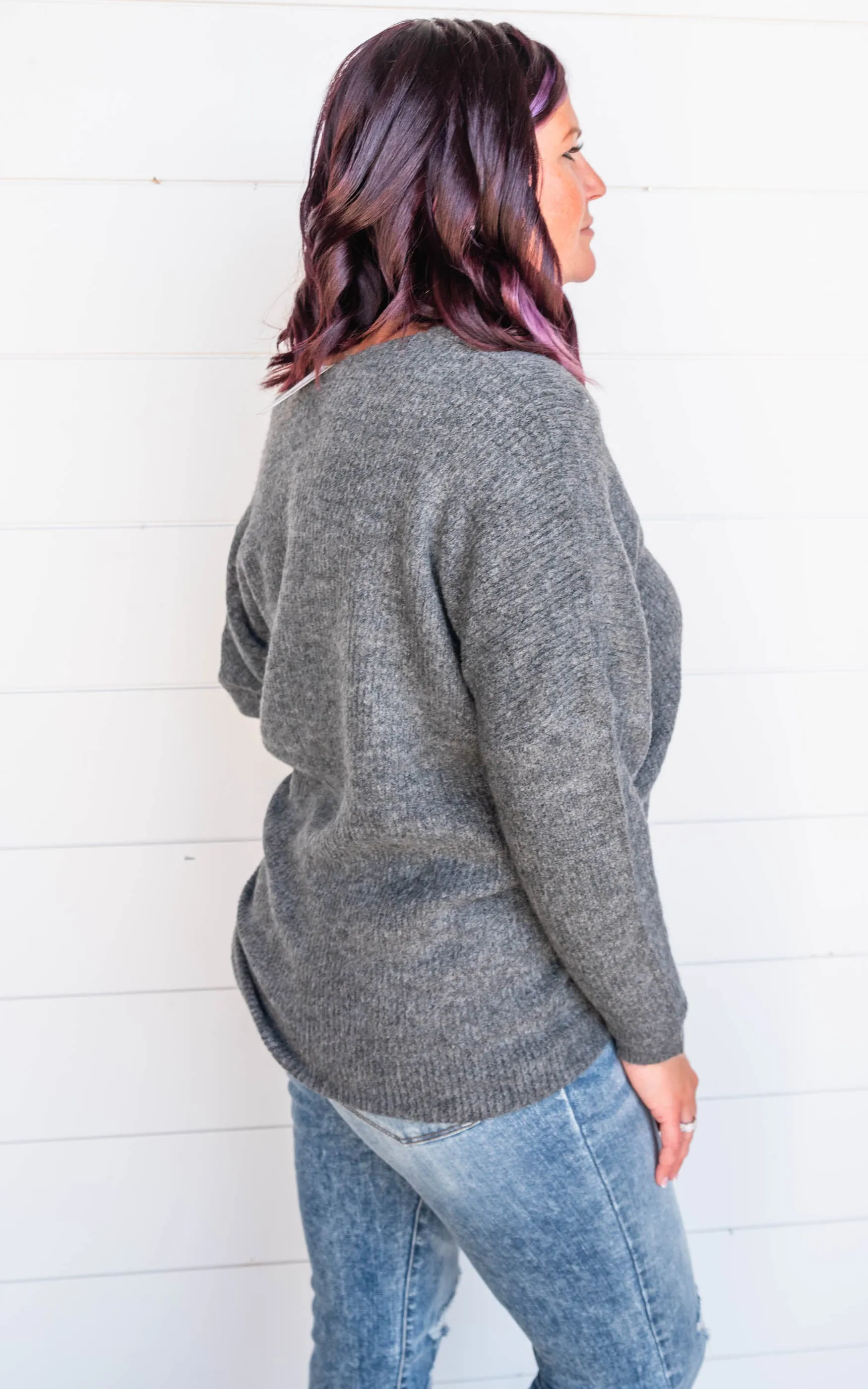 Chic and Sophisticated Oversized Sweater - Final Sale