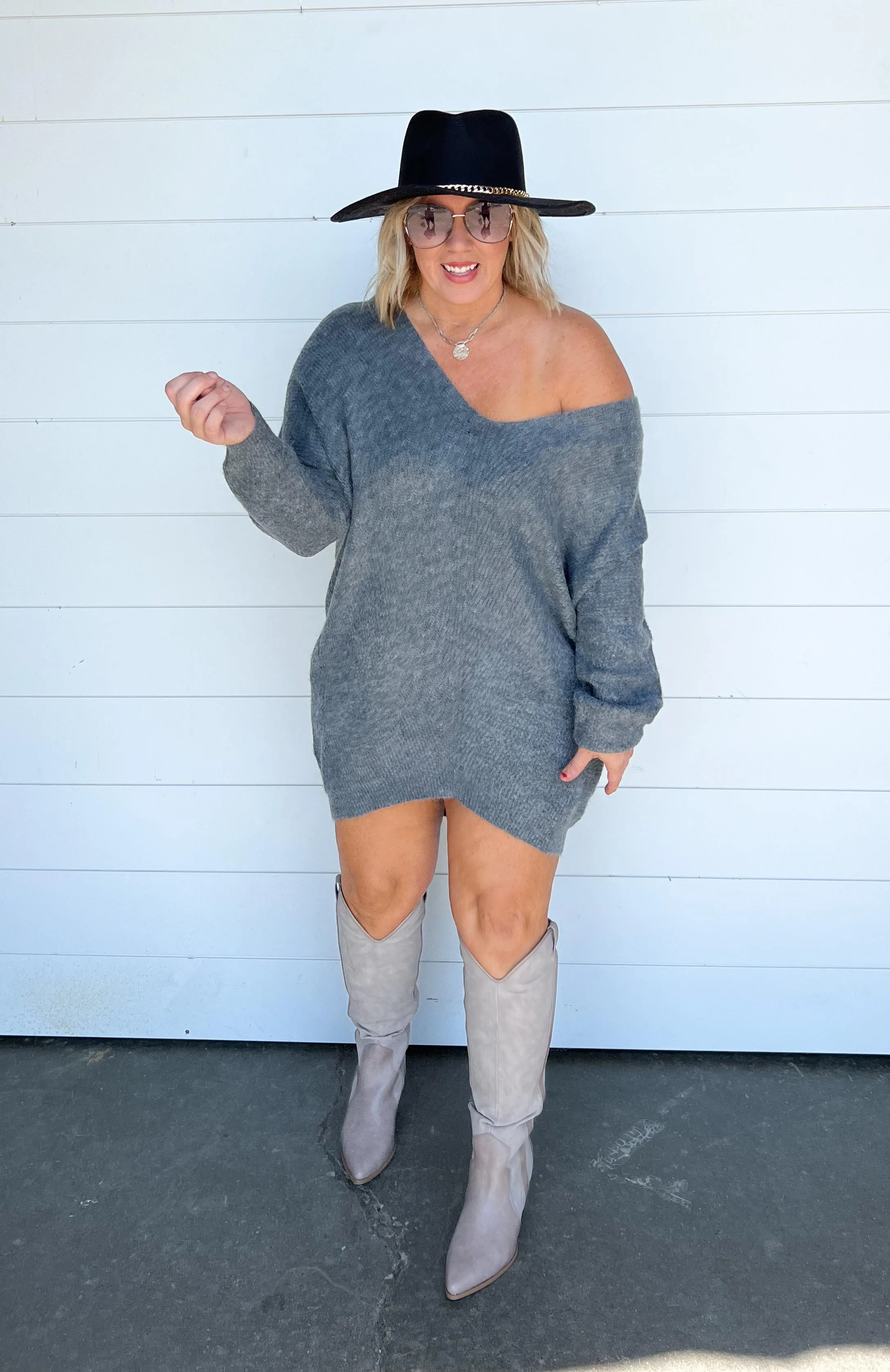 Chic and Sophisticated Oversized Sweater - Final Sale