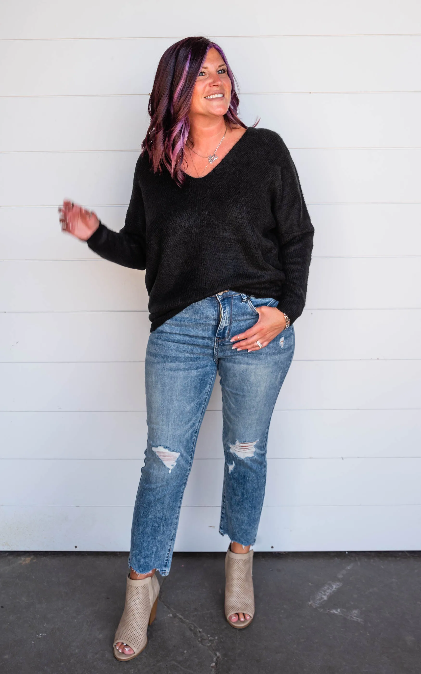 Chic and Sophisticated Oversized Sweater - Final Sale