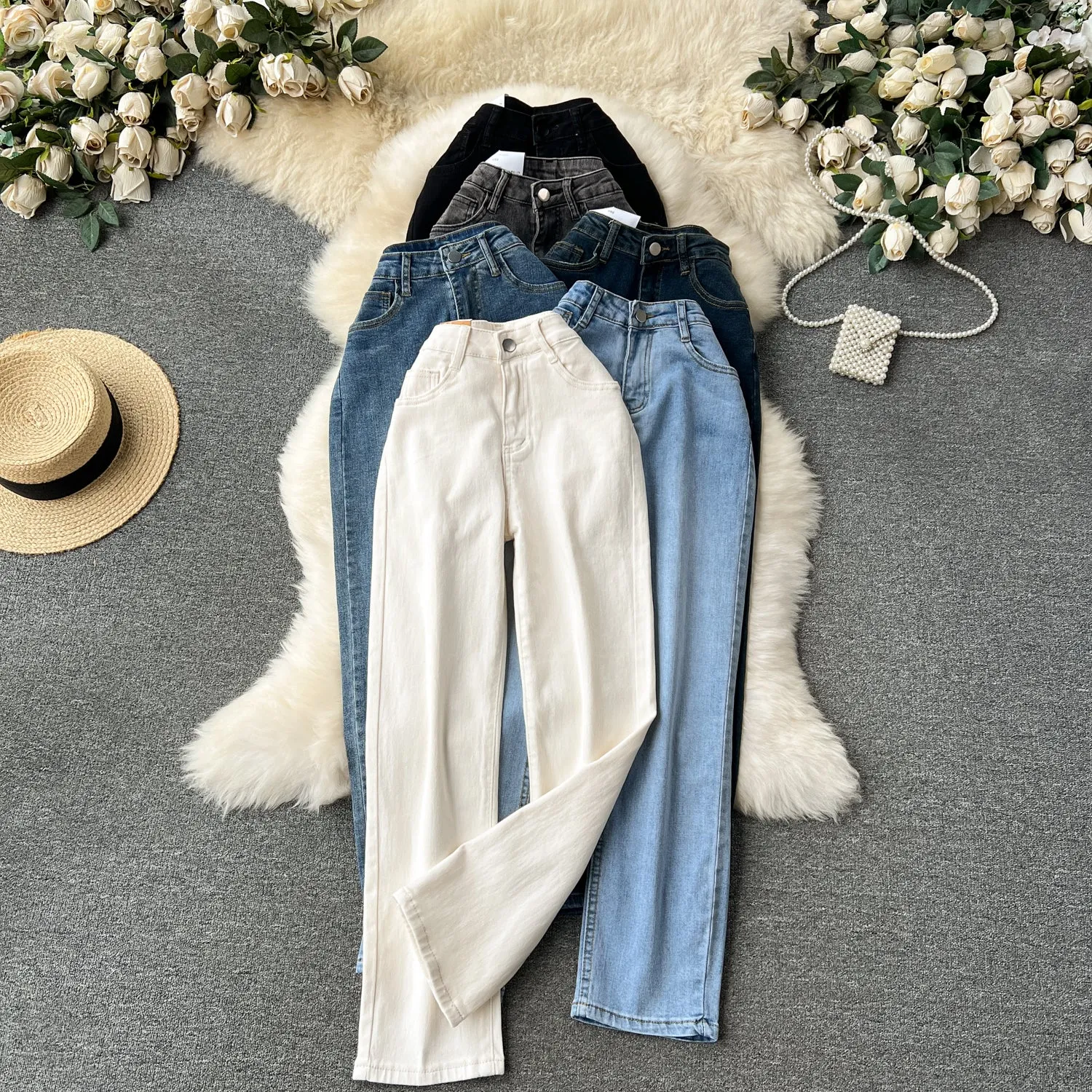 Chic Elastic Skinny Pencil Jeans