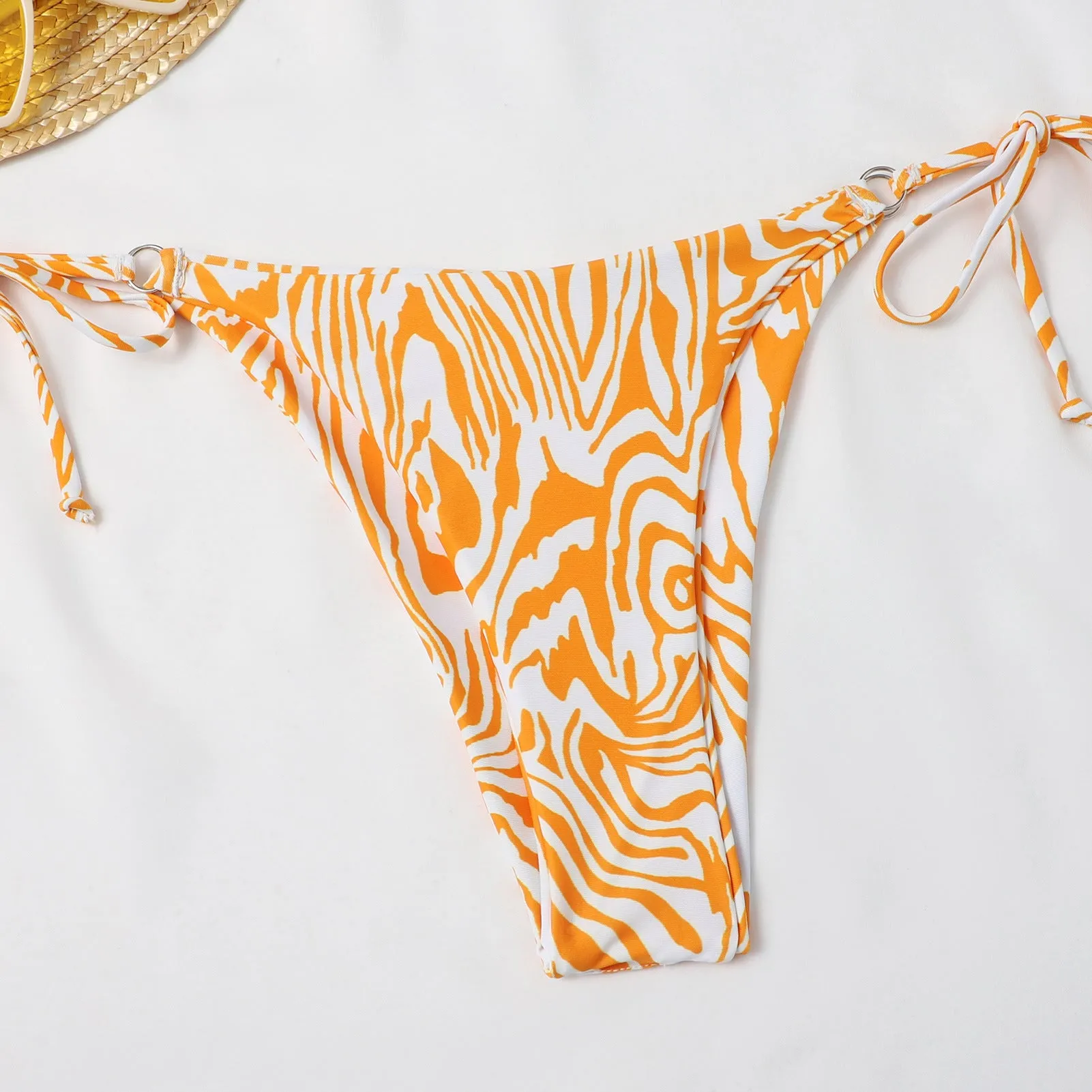 Chic Zebra Print Women's Bikini Swimwear