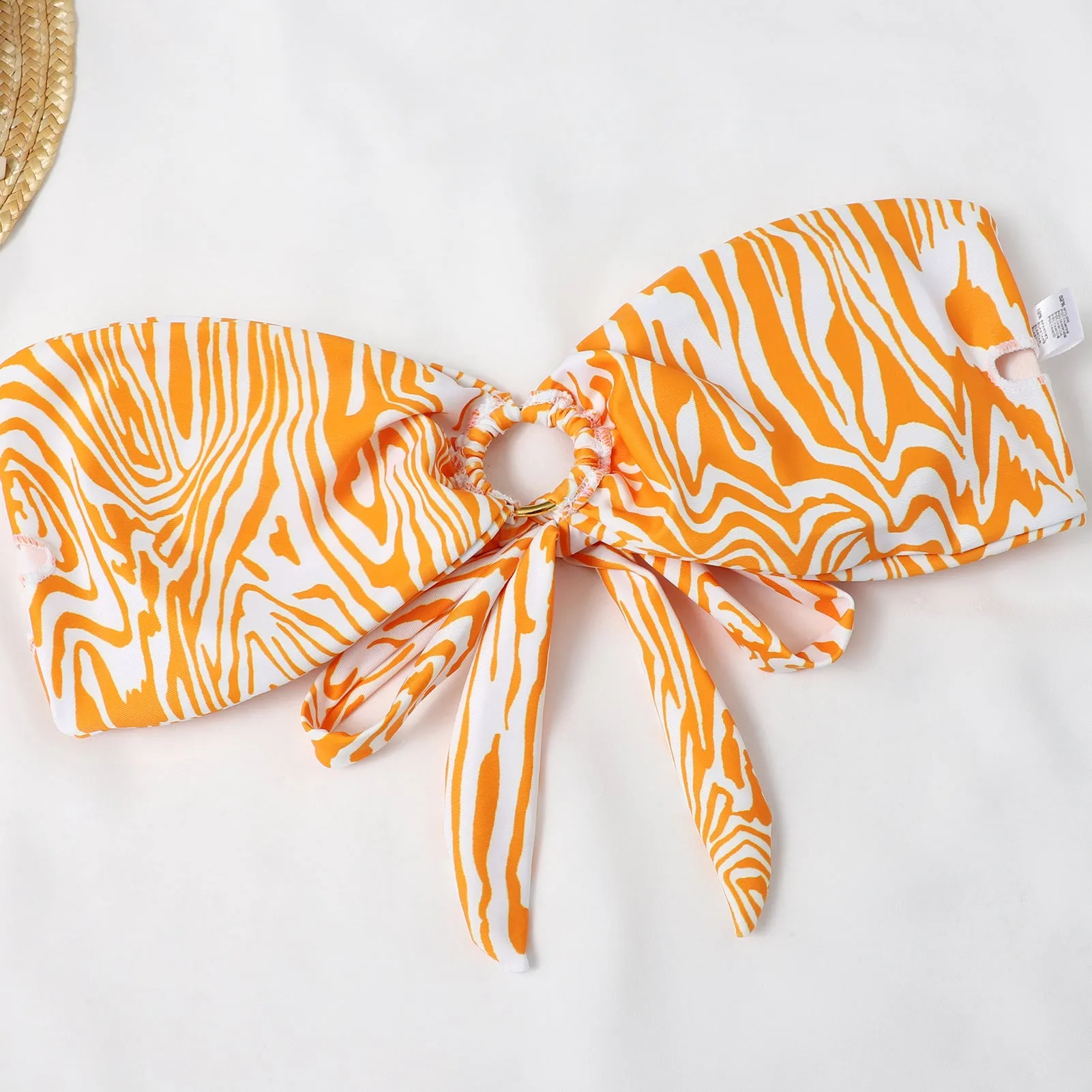 Chic Zebra Print Women's Bikini Swimwear