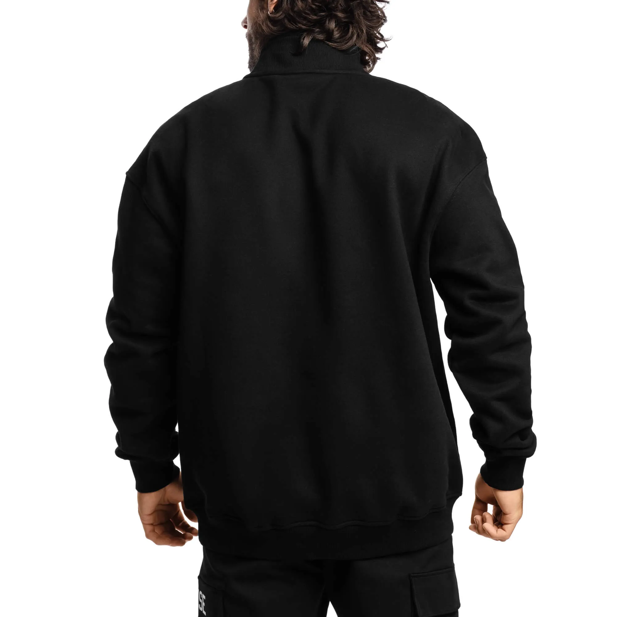 Comfy Crew Half Zip - Black