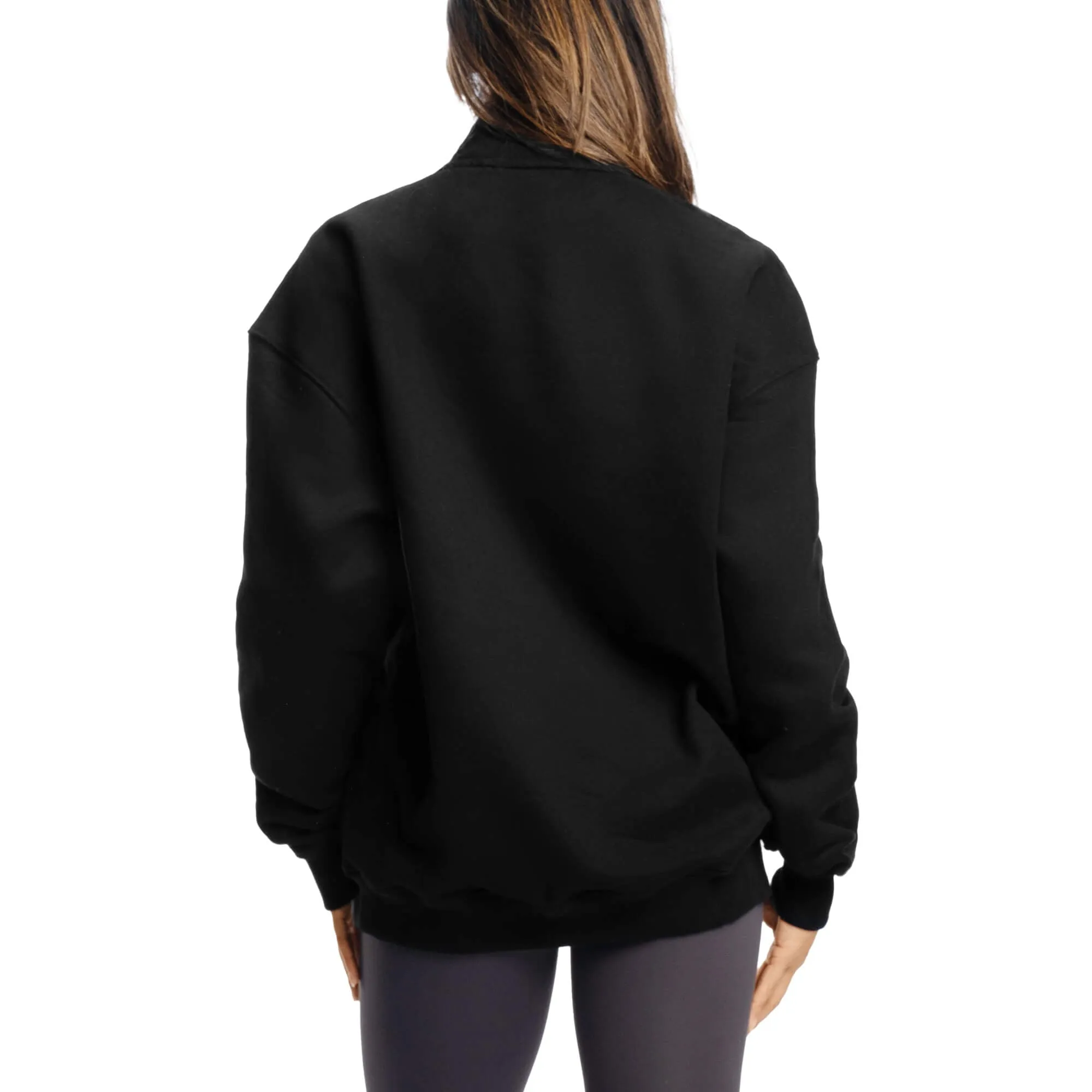 Comfy Crew Half Zip - Black