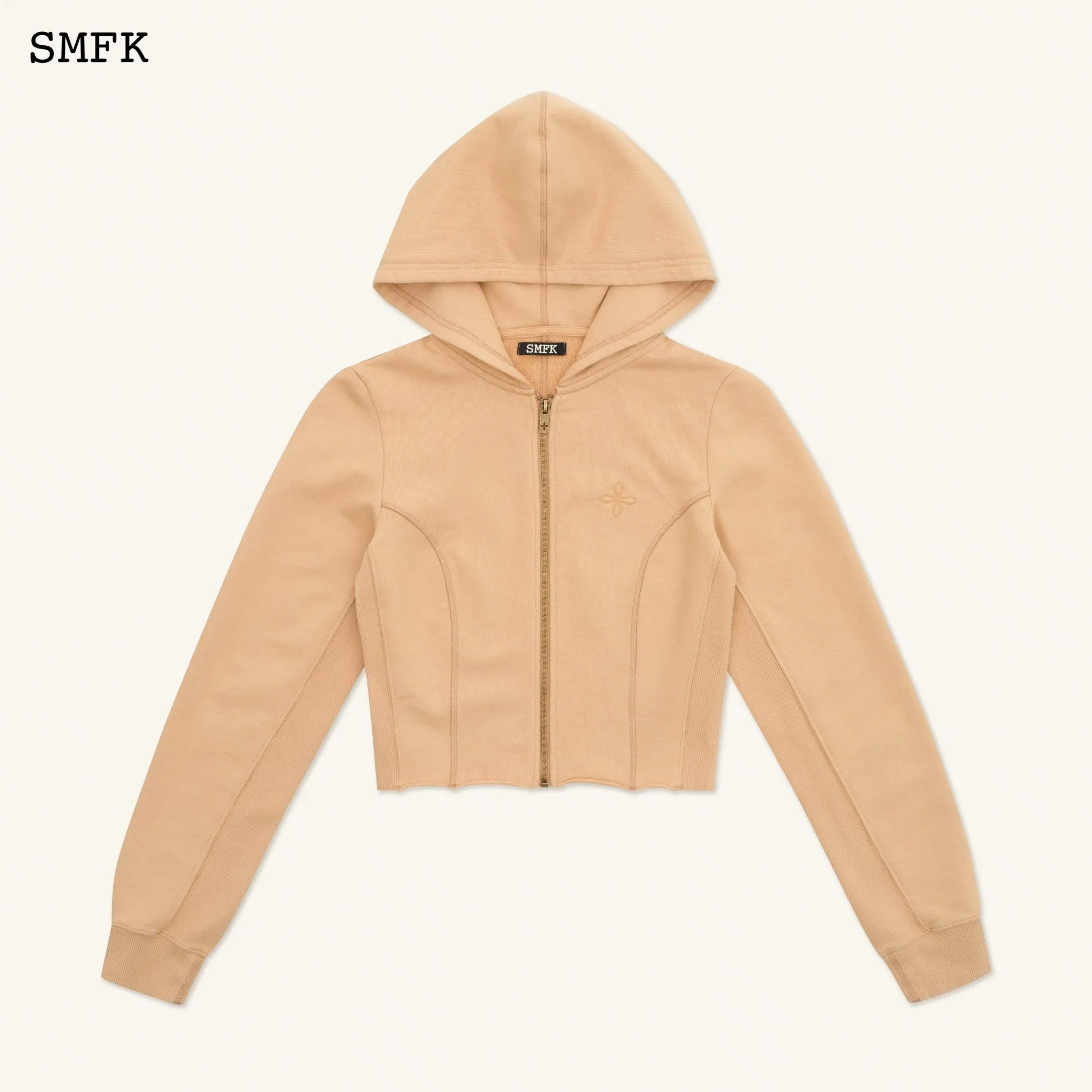 Compass Rove Stray Slim-Fit Hoodie In Sand