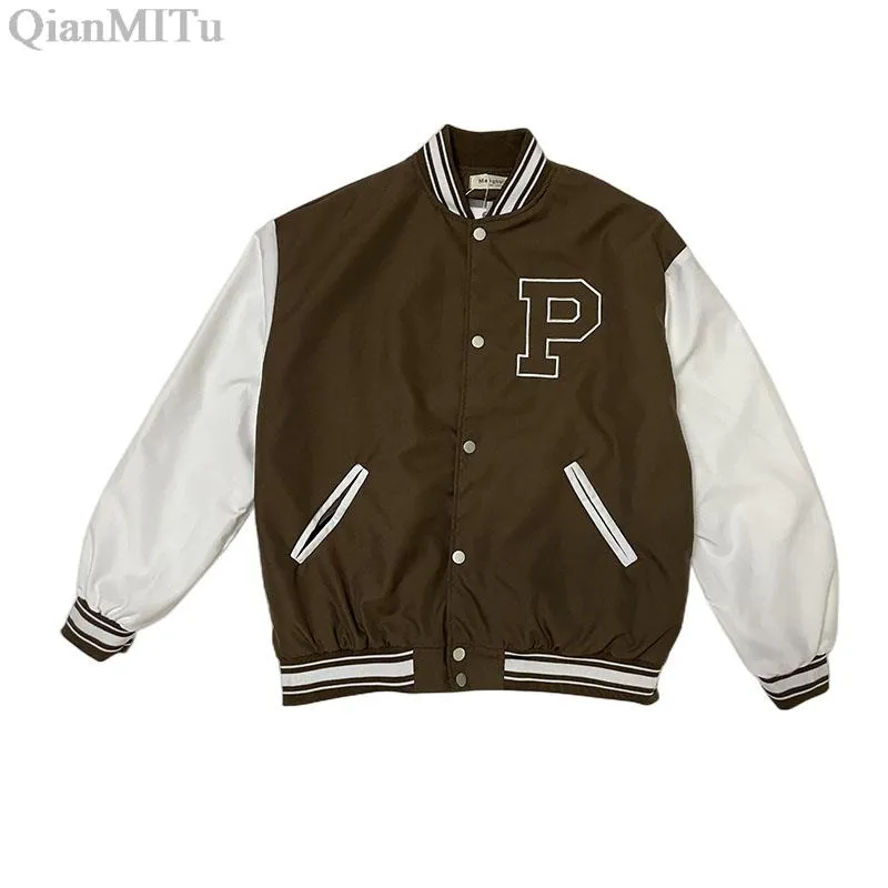 Cozy Unisex Varsity Jackets for Spring and Autumn