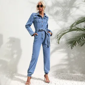 Francessca Trendy Denim Jumpsuit