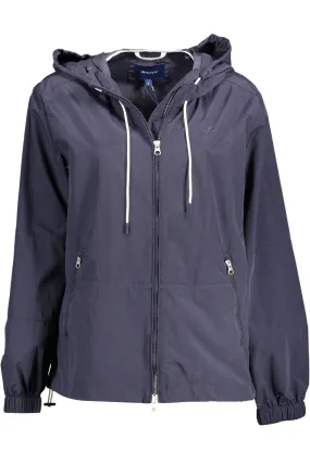 Gant Blue Polyamide Women Jacket