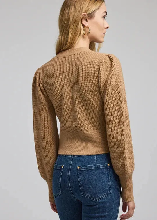 Generation Love Monse Saddle Cardigan in Camel