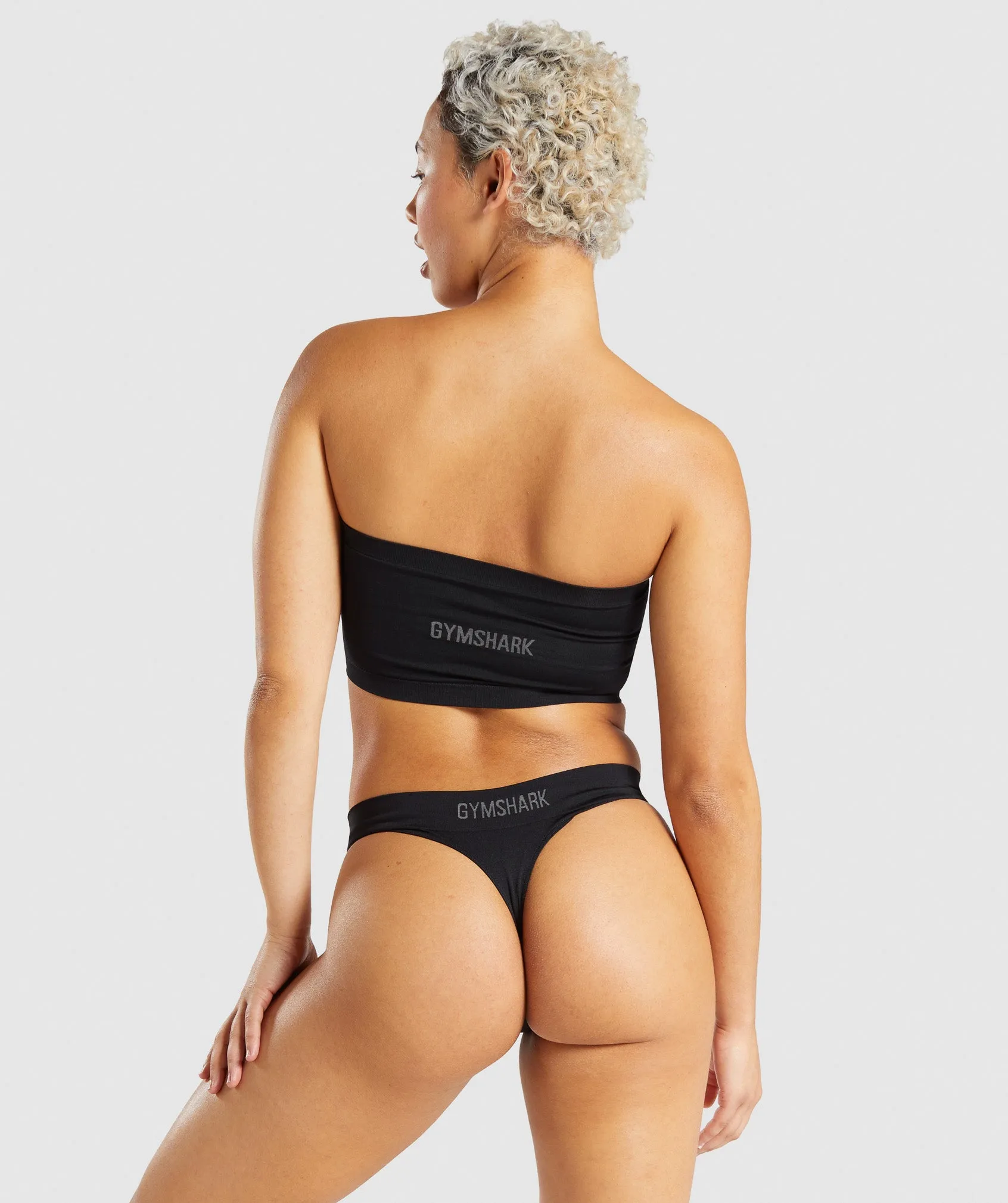 Gymshark Seamless Bandeau - Black