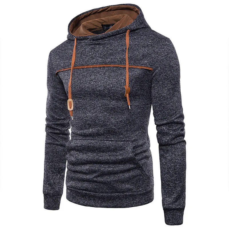 Hooded Long Sleeved Plus Size Europe Trendy Sweatshirt