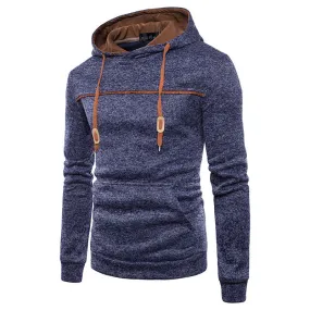 Hooded Long Sleeved Plus Size Europe Trendy Sweatshirt