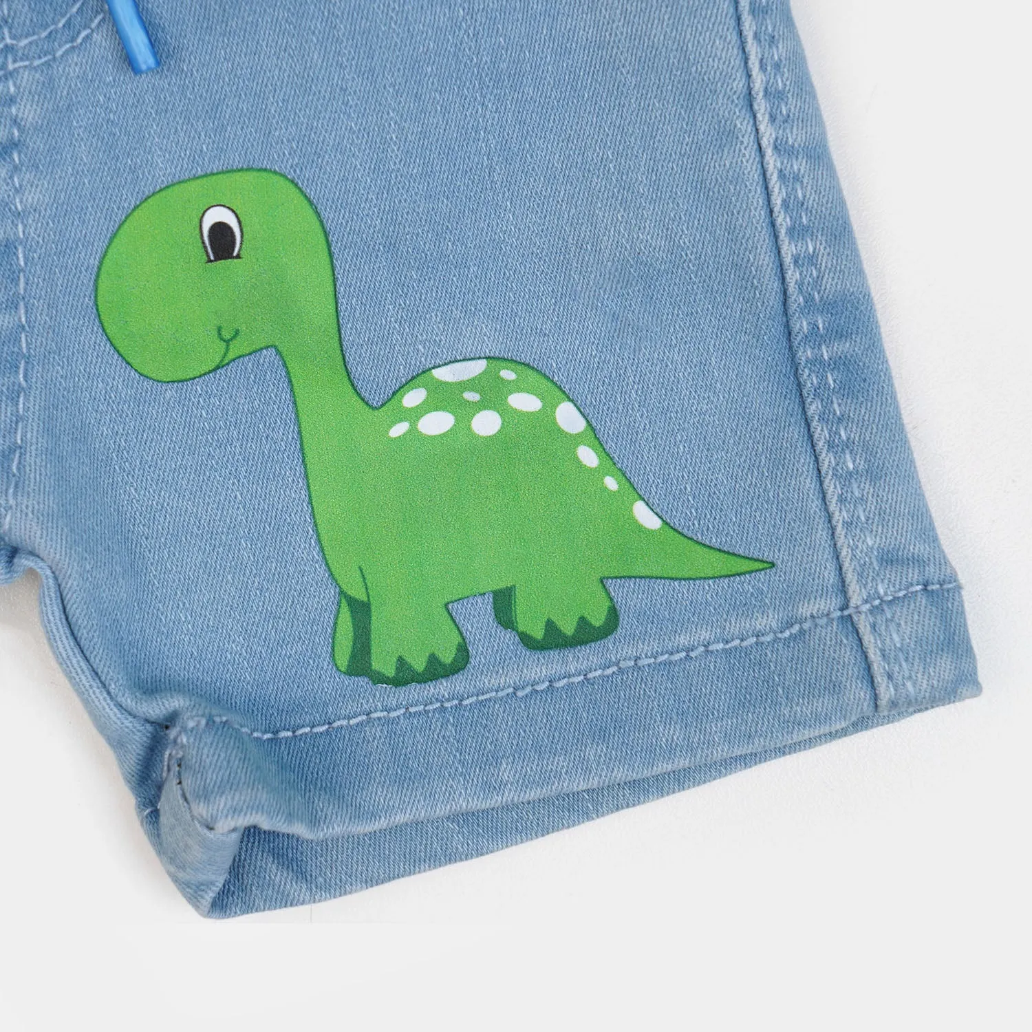 Infant Boys Denim Short Little Dino | LIGHT BLUE