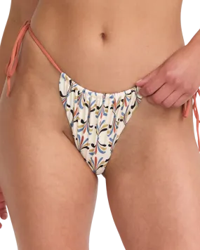 Lauryn Slide Tri Skimpy Bikini Bottoms in Multi