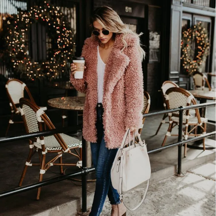 Long Women Europe Coat Trendy Hot Selling Outerwear