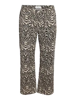 NMMARLEY NW STRAIGHT ZEBRA JEANS F CUR