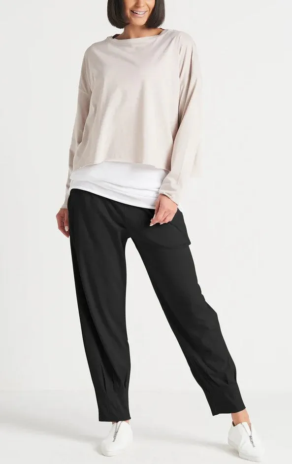 Planet Clothing - PIMA COTTON PINCHED PLEAT PANTS