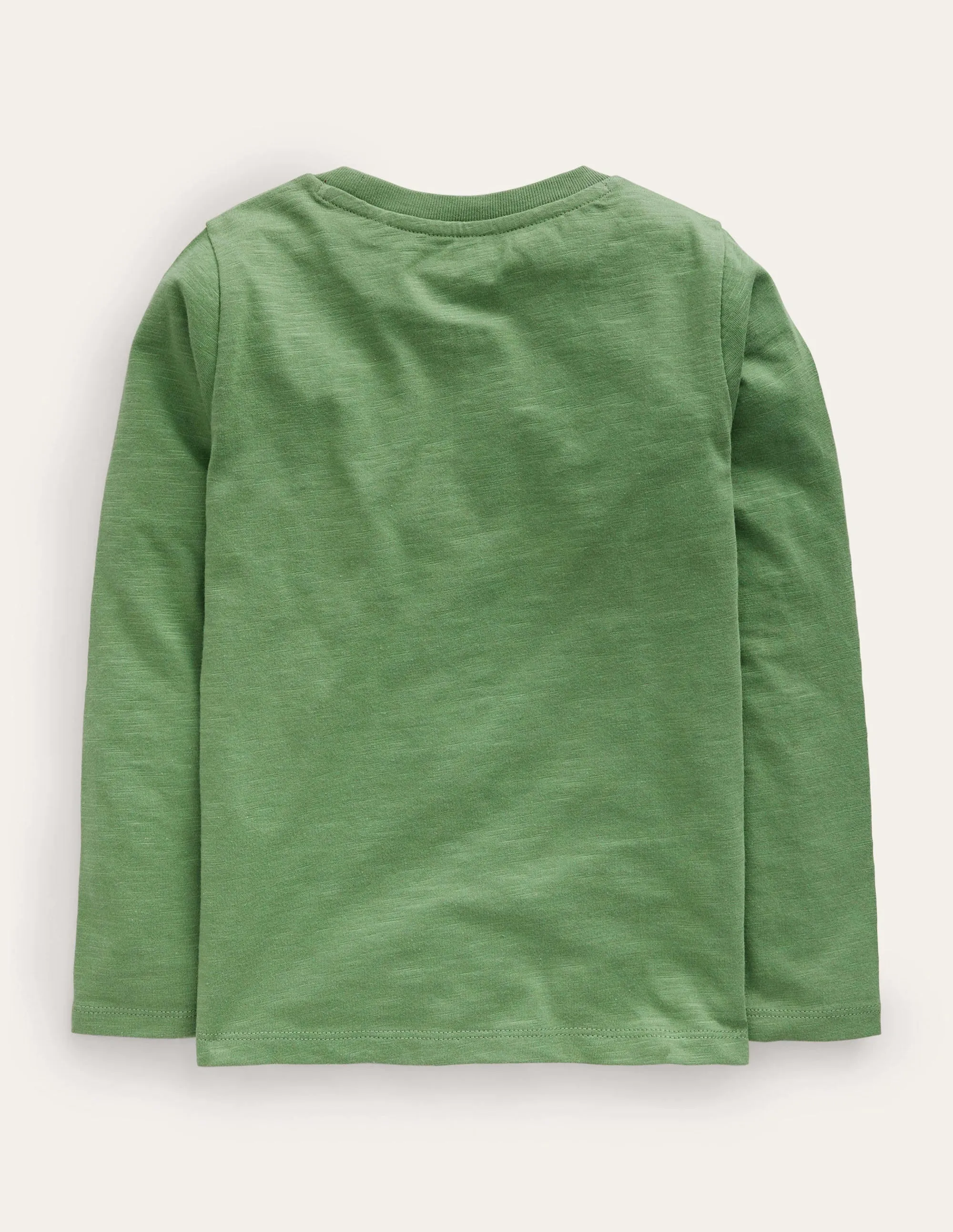 Pocket Logo T-shirt-Safari Green Robin