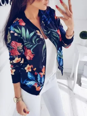 Popular Trendy Color Long Sleeved Short Women Jacket