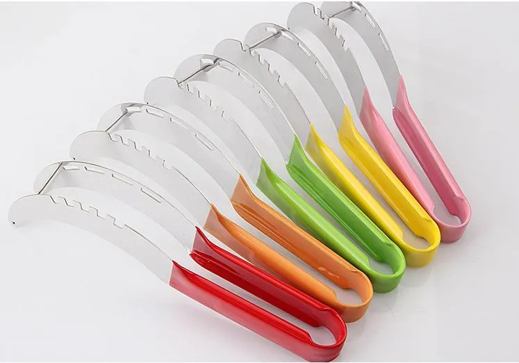 Professional Stainless Steel Watermelon Cutter/Slicer with PVA Handle