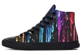 Rainbow Drips High Tops