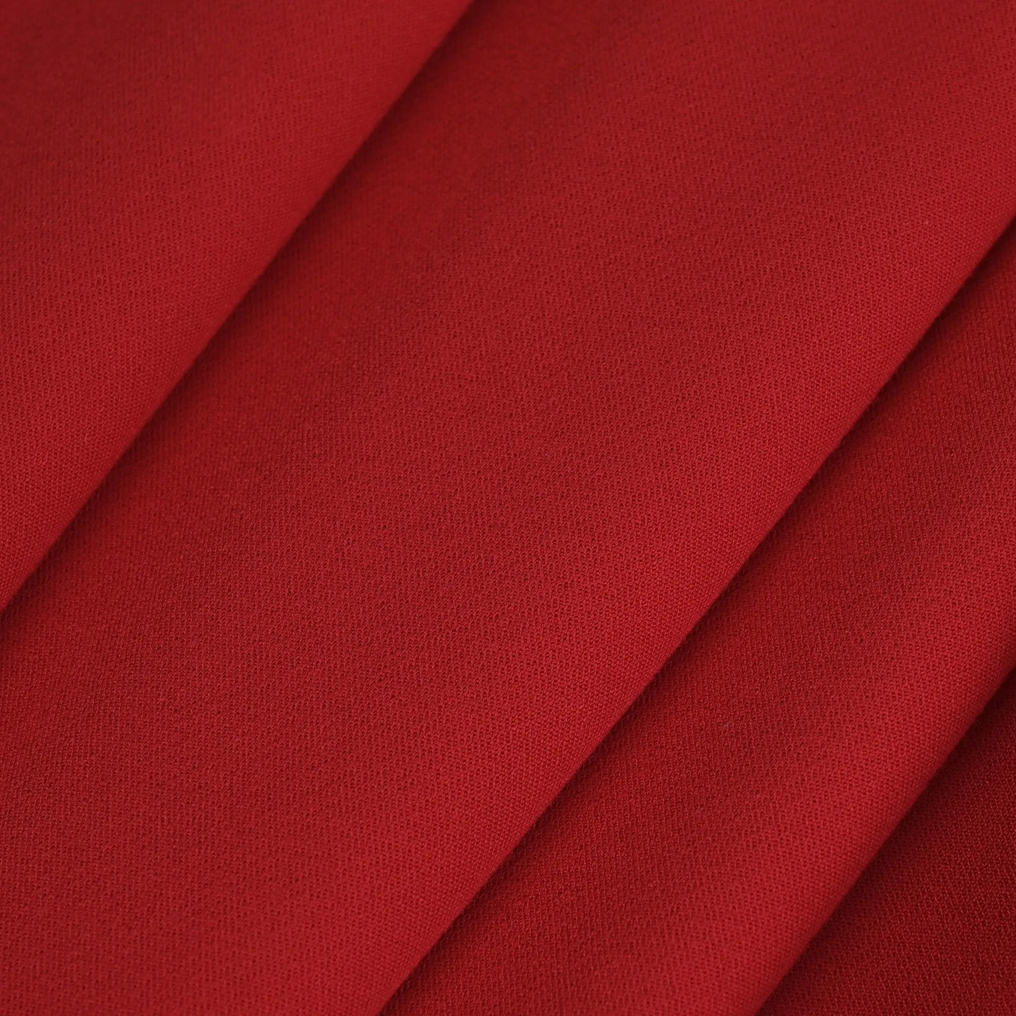 Red Double Weave Twill Fabric 7401