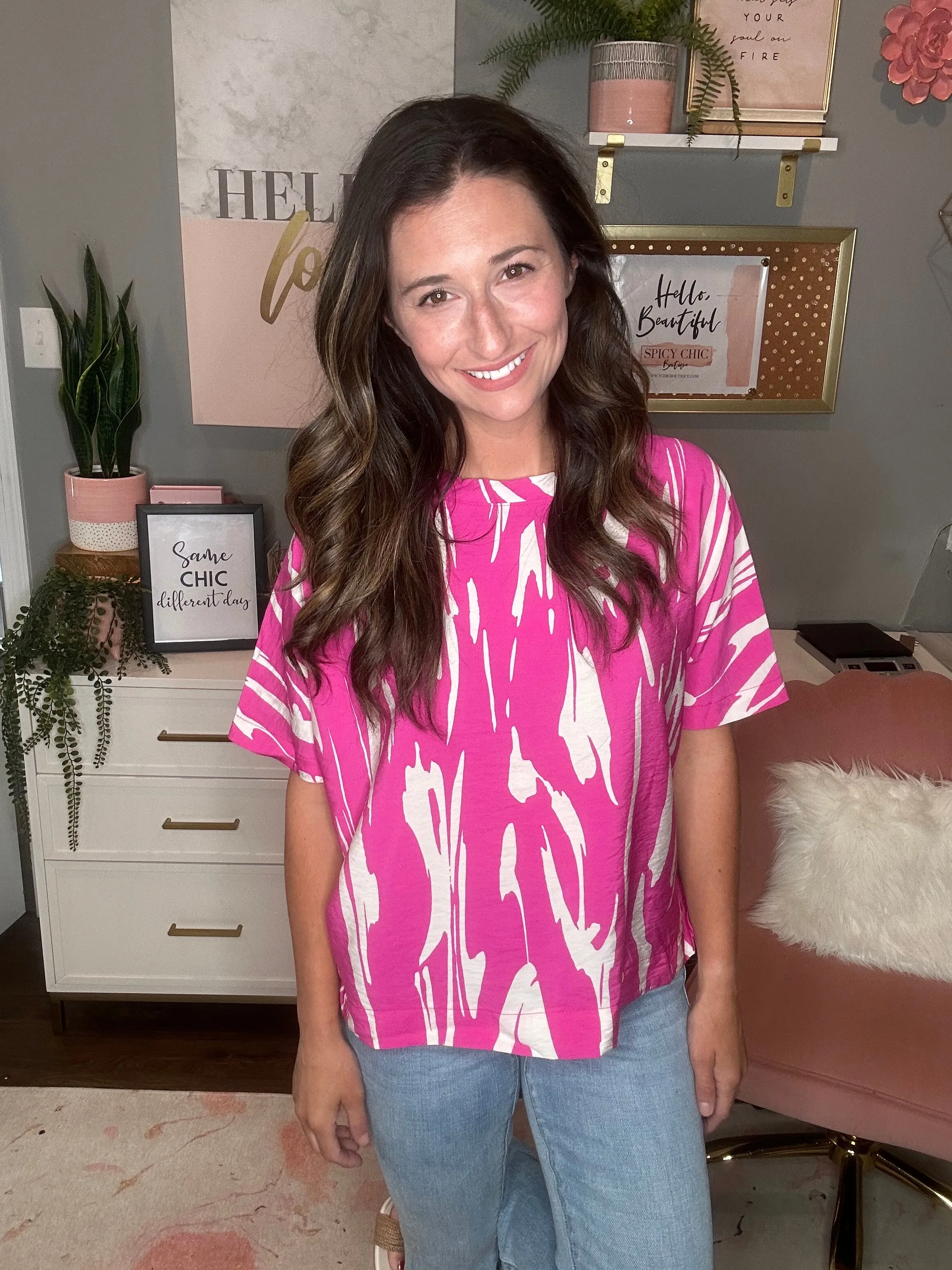 Splatter Chic Blouse (color options)