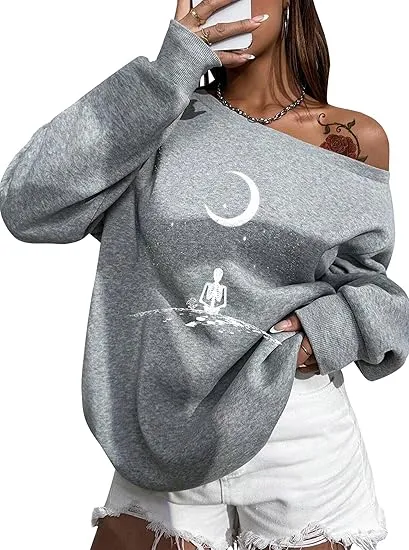 Suture Grey Comfy Pullover Sweatshirt w/Pockets