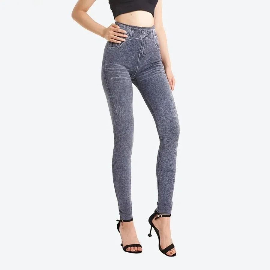 Trendy High-Waist Jegging Leggings