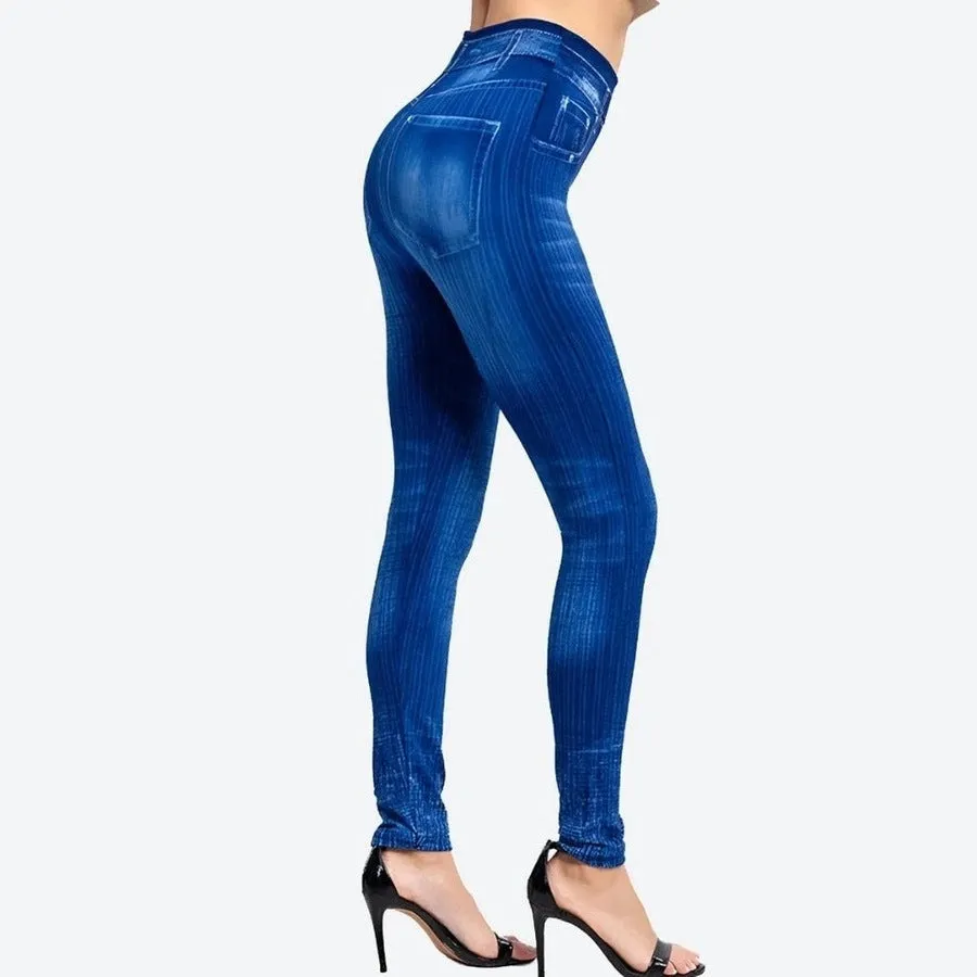 Trendy High-Waist Jegging Leggings