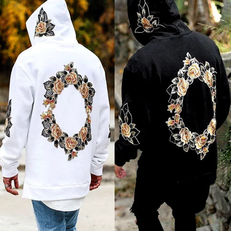 Trendy Hooded Sweatshirt Outerwear