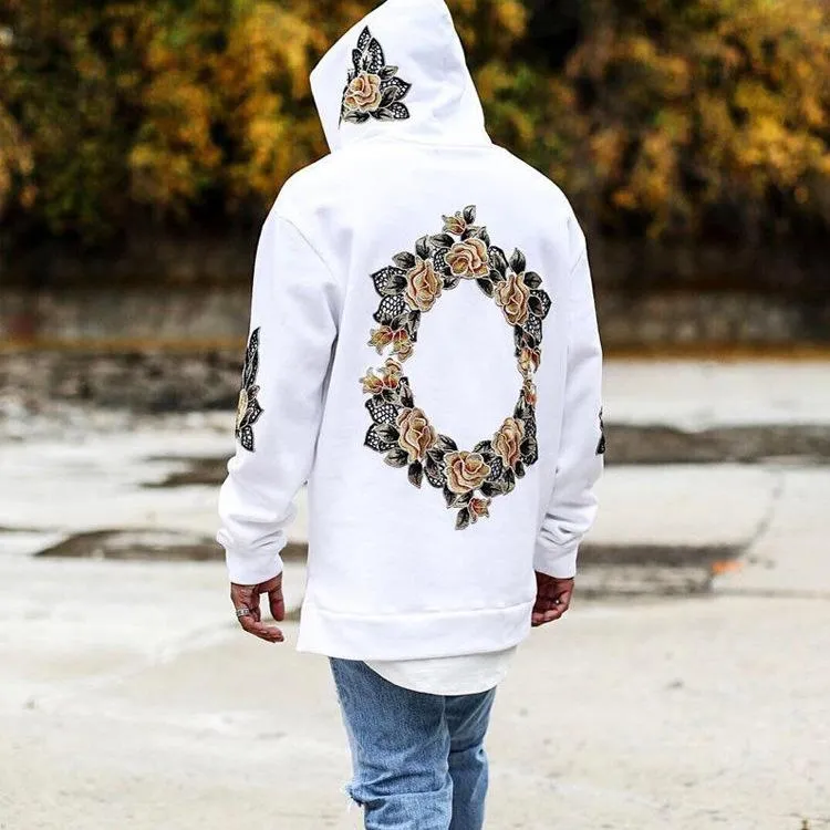 Trendy Hooded Sweatshirt Outerwear