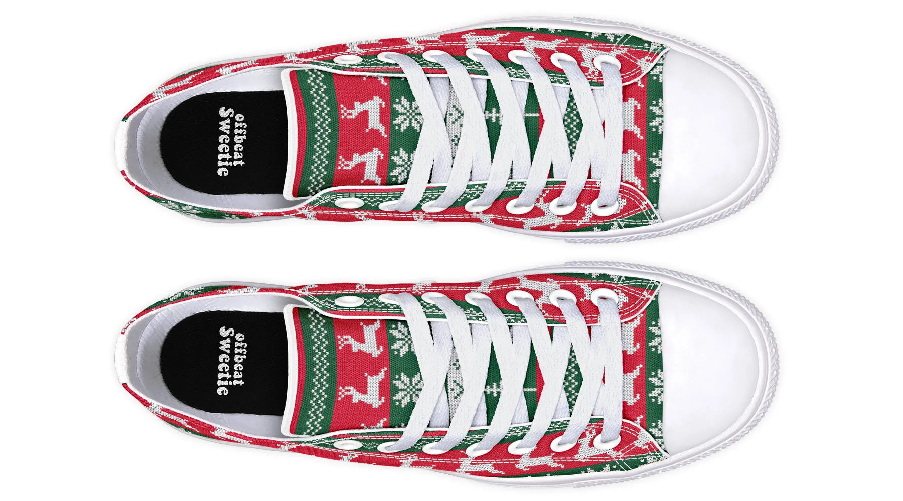 Ugly Christmas Low Tops