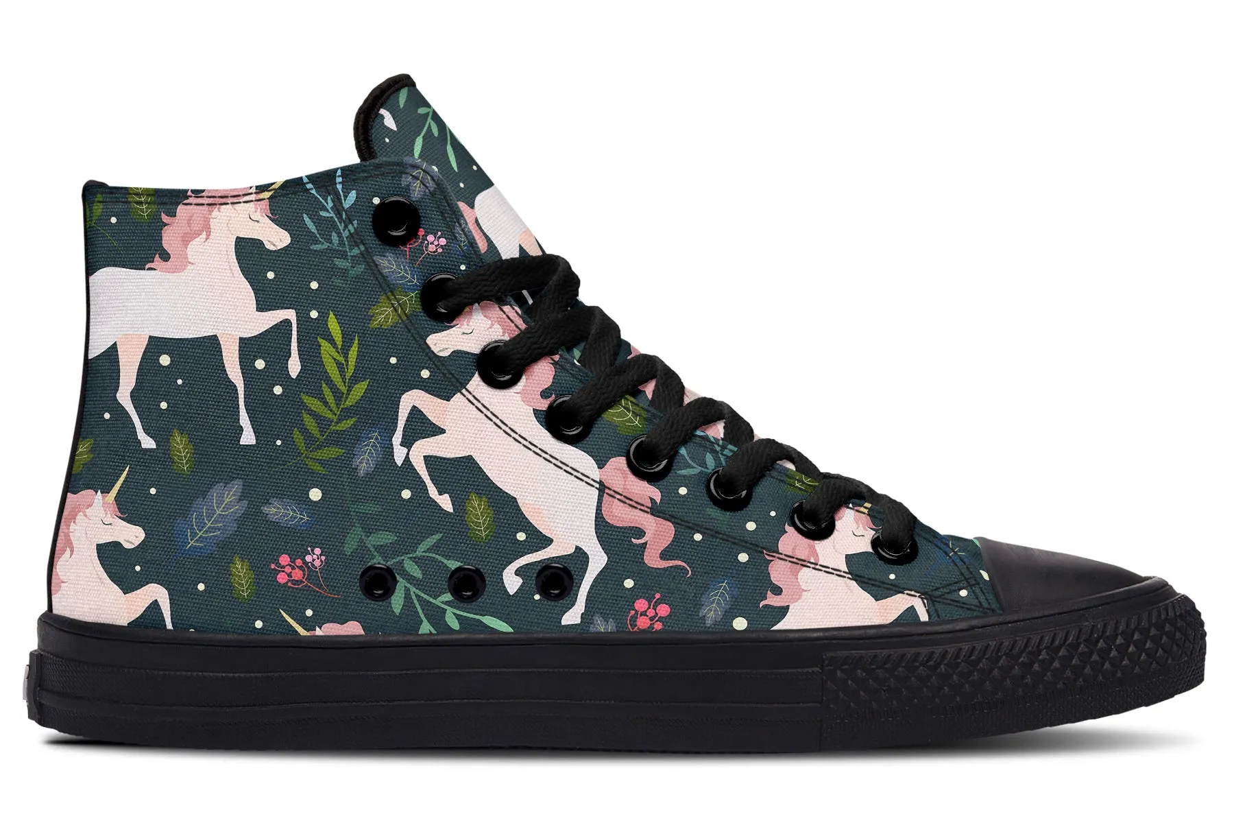 Unicorn Garden High Tops