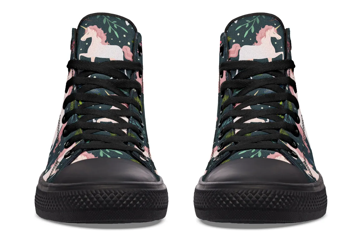 Unicorn Garden High Tops