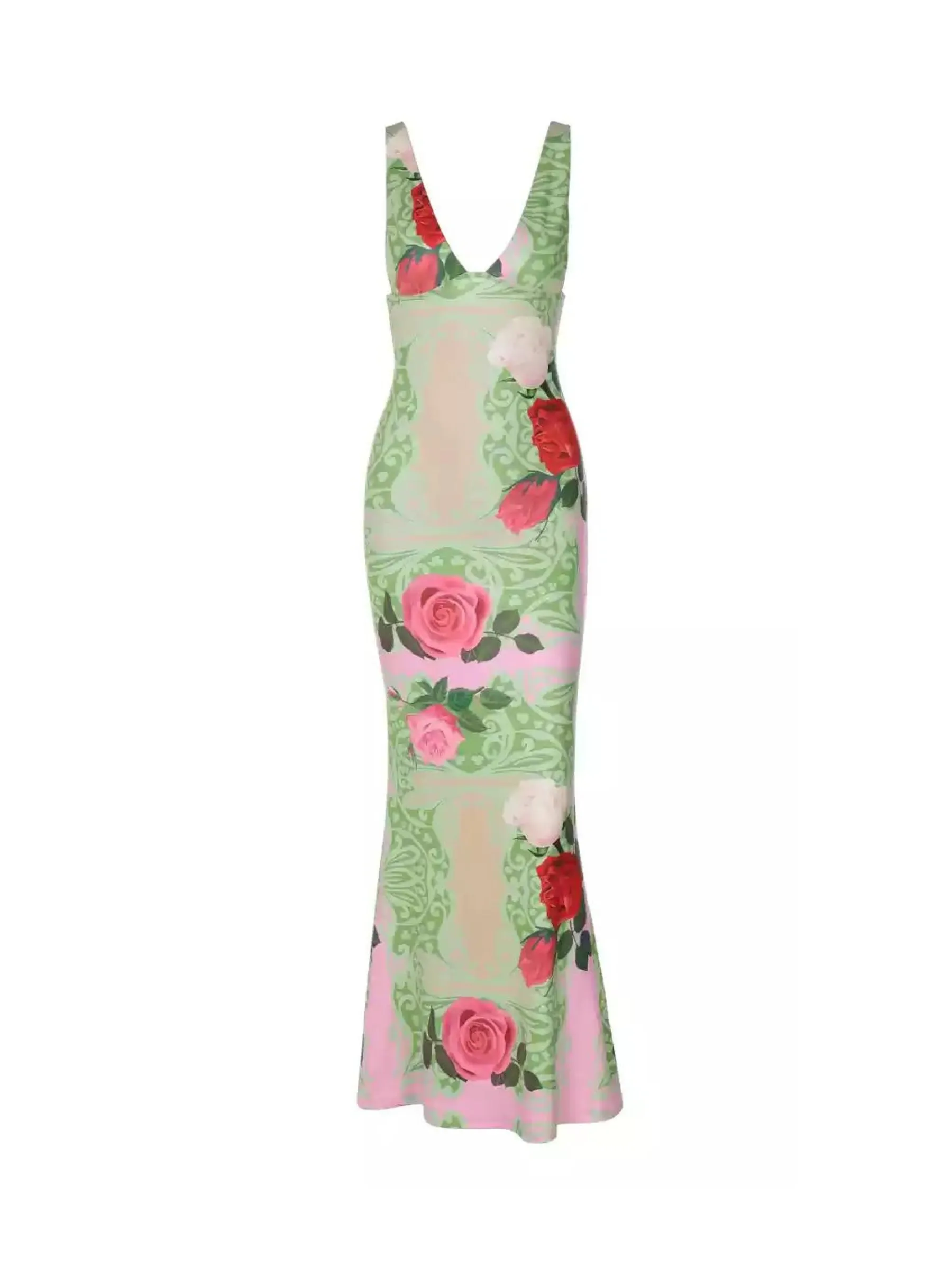 Vvsha Blaise Floral Maxi Dress