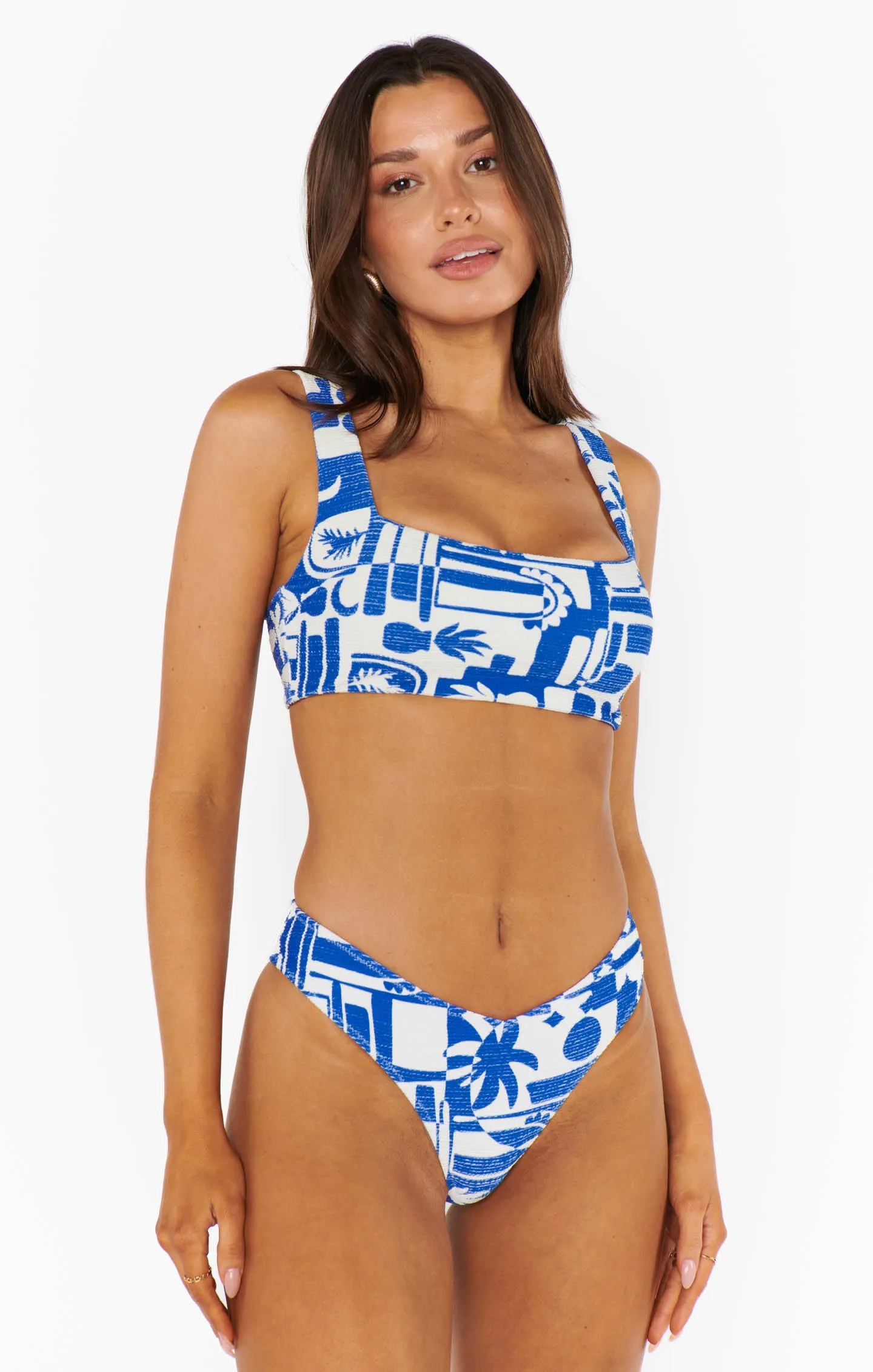 Wave Bottom ~ Santorini Contour Scrunch